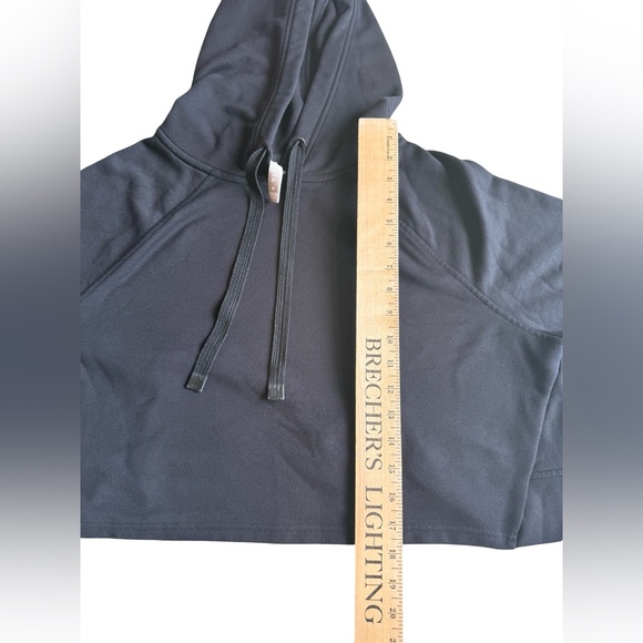 Athleta Steady State Black Cropped Hoodie - Picture 10 of 12